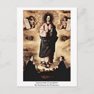 Immaculate Conception By Zurbaran De Francisco Postcard