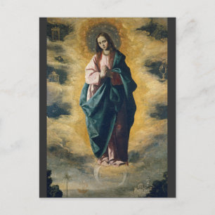 Immaculate Conception by Zurbarán Postcard