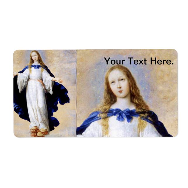 Immaculate Conception Cloud and Cherub - Zurbaran (Front)
