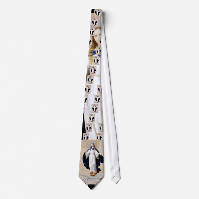 Immaculate Conception Cloud and Cherub - Zurbaran Tie (Front)