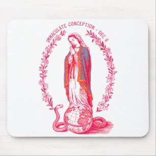 Immaculate Conception Dec 8 Virgin Mary Catholic D Mouse Mat