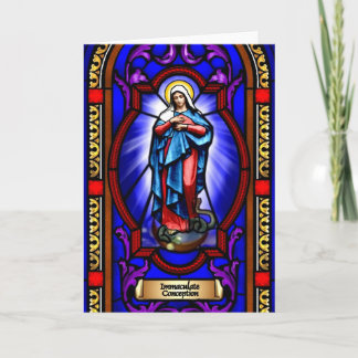 Immaculate Conception greeting card