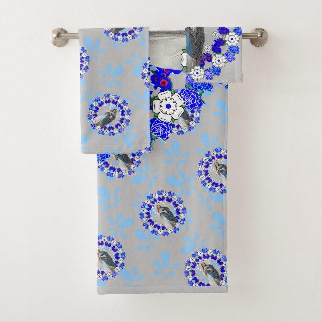 Immaculate Conception Nicaragua Virgin Mary  Bath Towel Set (Insitu)