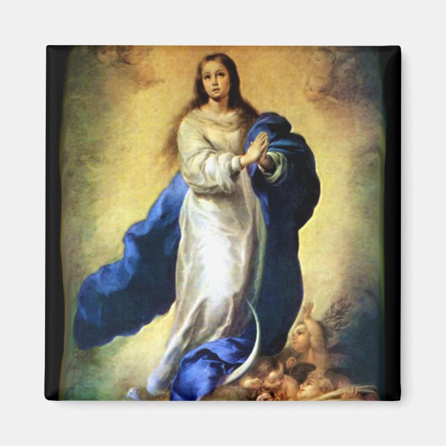 Immaculate Conception of Virgin Mary - Murillo Magnet (Front)