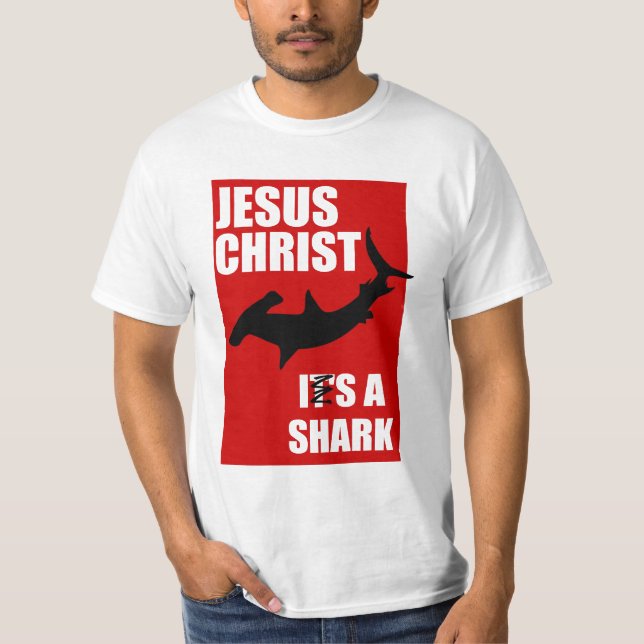 Immaculate conception shark T-Shirt (Front)