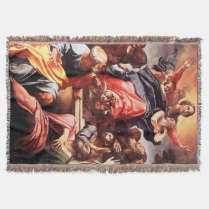 Immaculate Conception Virgin Mary Assumption 01 Throw Blanket