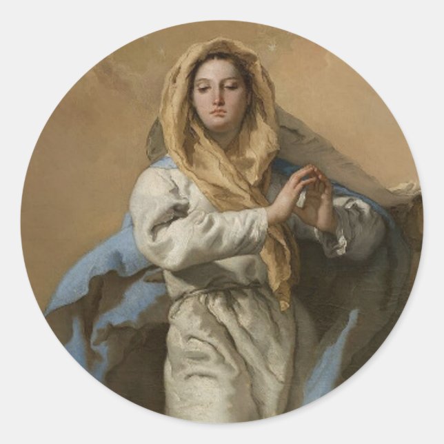 Immaculate Conception Virgin Mary Stickers  (Front)