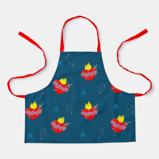 Immaculate Heart Blue Apron