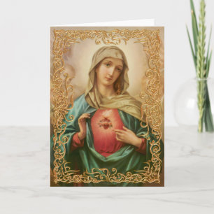 Immaculate Heart of Mary Card