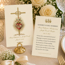 Immaculate Heart of Mary Catholic Wedding Favour