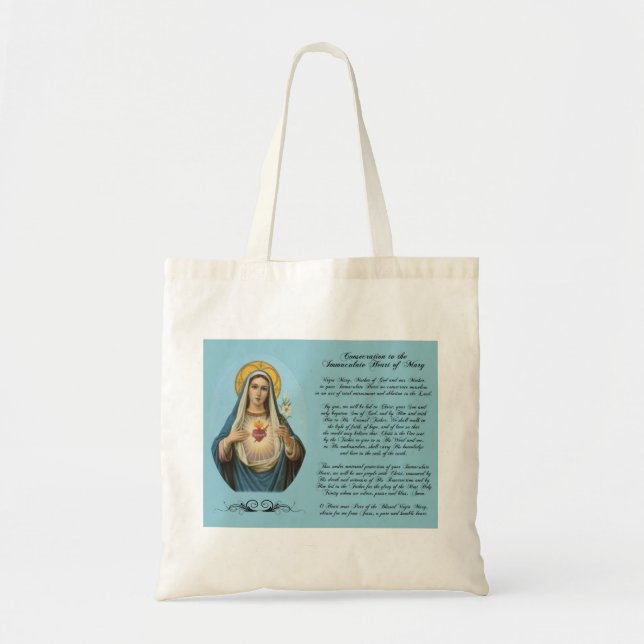 Immaculate Heart of Mary Custom Bag (Front)