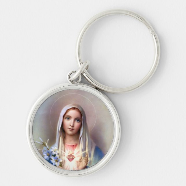 Immaculate Heart of Mary Key Ring (Front)