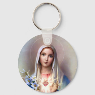 Immaculate Heart of Mary Key Ring
