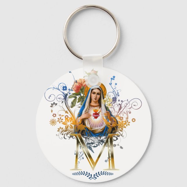Immaculate Heart of Mary Key Ring (Front)