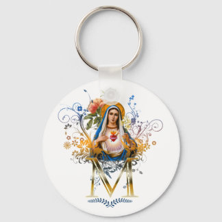 Immaculate Heart of Mary Key Ring