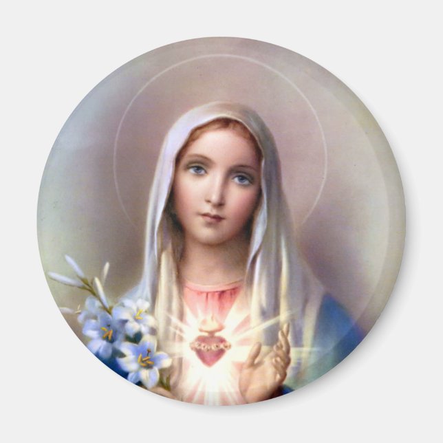 Immaculate Heart of Mary Magnet (Front)