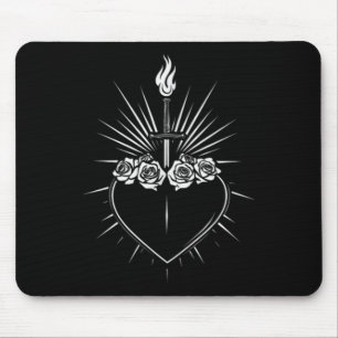 Immaculate Heart Of Mary Men Women Catholic Virgin Mouse Mat
