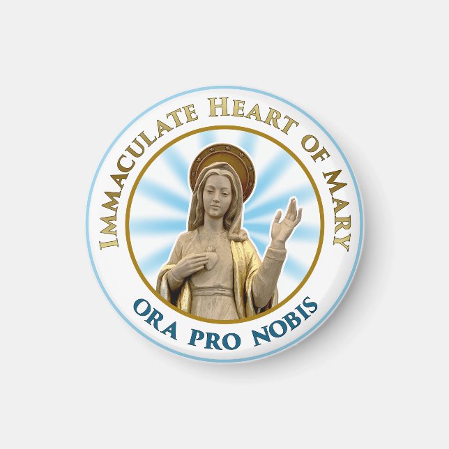 Immaculate Heart of Mary Ora Pro Nobis Magnet (Front)