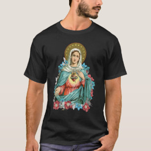Immaculate Heart of Mary Our Blessed Mother Cathol T-Shirt