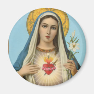 Immaculate Heart of Mary Our Lady religious image Magnet