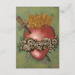 Immaculate Heart of Mary Prayer Card