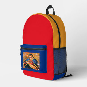 Immaculate Heart of Mary  Printed Backpack