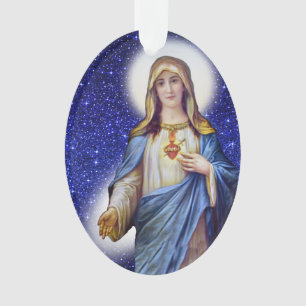 Immaculate Heart of Mary - See Back Ornament