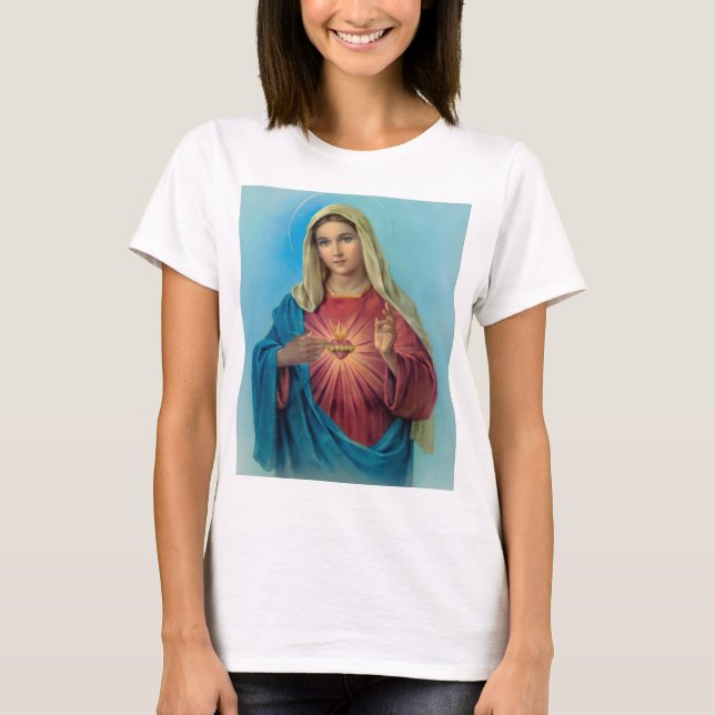 Immaculate Heart Of Mary T-Shirt (Front)