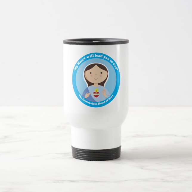 Immaculate Heart of Mary Travel Mug (Center)