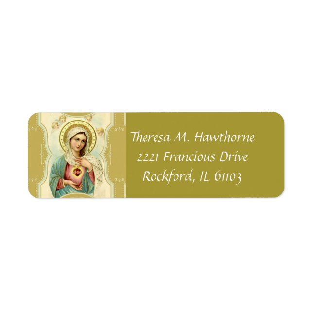 Immaculate Heart of Virgin Mary (Front)