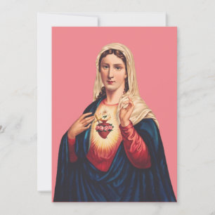 Immaculate Heart of Virgin Mary Invitation