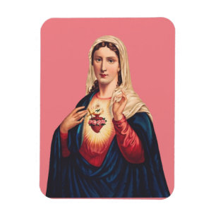 Immaculate Heart of Virgin Mary Magnet