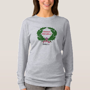 Immanuel God with us Bible Quote Customise It T-Shirt