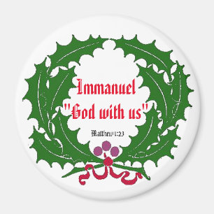 Immanuel God with us Reef Customise It Magnet