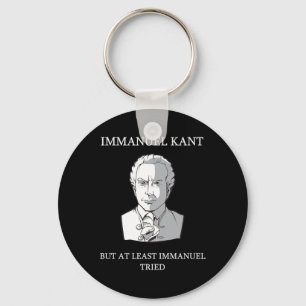 Immanuel Kant Funny Philosophy Saying Gift Key Ring