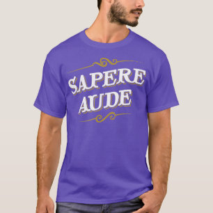 Immanuel Kant Latin   Sapere Aude  Philosopher   T-Shirt