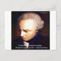 Immanuel Kant Science Vs Knowledge Quote Gifts