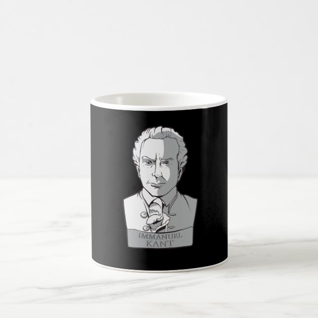 Immanuel Kant Statue Coffee Mug (Center)