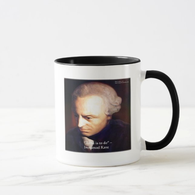 Immanuel Kant "To Do" Wisdom Quote Gifts & Tees Mug (Right)