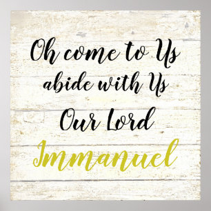 Immanuel poster