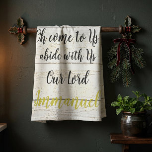 Immanuel tea towel