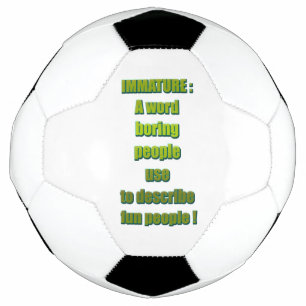 Immature funny text football