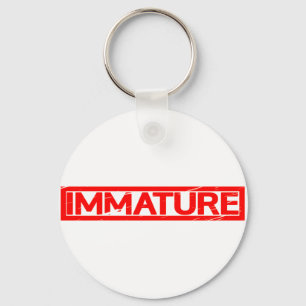 Immature Stamp Key Ring