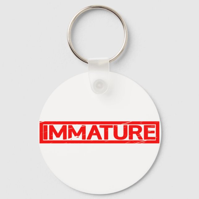 Immature Stamp Key Ring (Front)