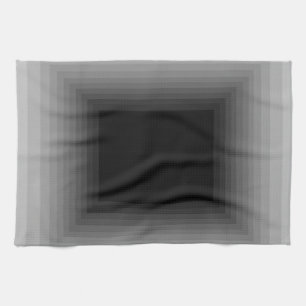 Immersed in Grey Modern Art Design CricketDiane Tea Towel