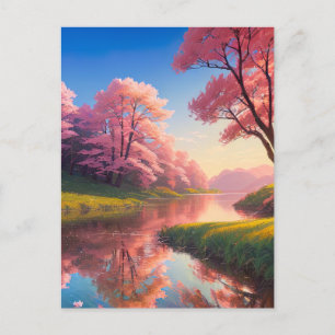 Immersing in the Peace and Beauty Postcard