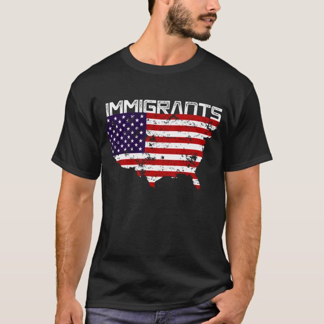 Immigrant design T-Shirt (Front)
