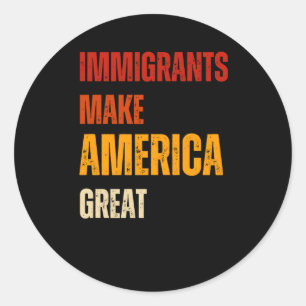 Immigrants Feed America Have Mercy 2025 Classic Round Sticker