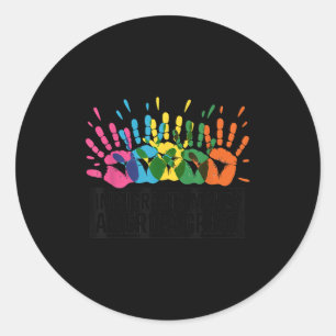 Immigrants Make America Great  Classic Round Sticker