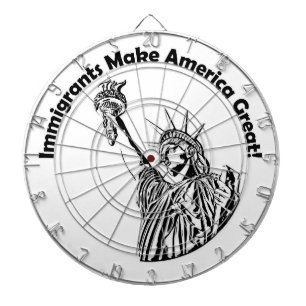 Immigrants Make America Great Dartboard